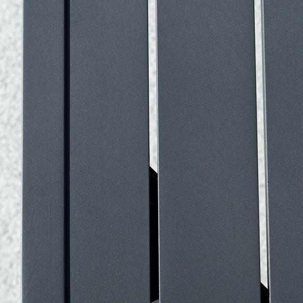 English Elm 4 Piece Patio Furniture Set - Cream White Aluminum Conversation Set with Widened Seats, Cushions, Wood-Trim Table W2225142491