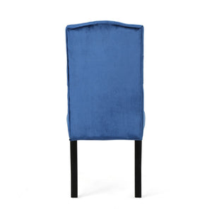English Elm Harriet Tufted Crown Back Upholstered Dining Chairs Set of Two Formal Elegance 52322.00NVLT