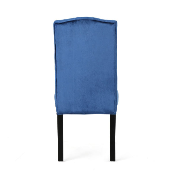 English Elm Harriet Tufted Crown Back Upholstered Dining Chairs Set of Two Formal Elegance 52322.00NVLT