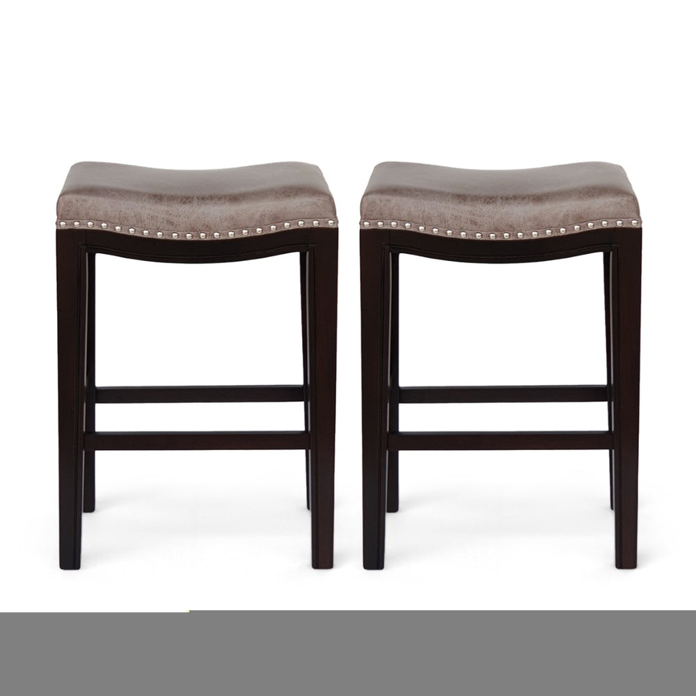 English Elm Tiffin Woven Cane Foldable Outdoor Counter Stools Acacia Wood Bistro Set of 2 67703.00FGRY