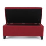 Christopher Knight Home® - Noble House - Breanna Contemporary Fabric Upholstered Storage Ottoman