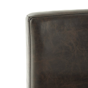 English Elm Christopher Knight Home® - [ Set of 2 26" Portman Bonded Leather Counter Height Barstool Brown - Elegant Wood Frame, Comfortable Seat WF530923BRN