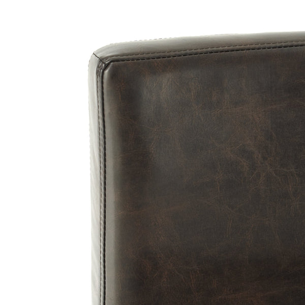 English Elm Christopher Knight Home® - [ Set of 2 26" Portman Bonded Leather Counter Height Barstool Brown - Elegant Wood Frame, Comfortable Seat WF530923BRN