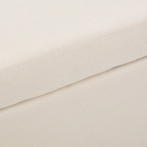 English Elm Christopher Knight Home® - Storage Ottoman Beige Linen Button-Tufted Bench with Safety-Close Hinge, 51.5" Long Storage Seat for Living Room Organizing and Extra Seating 74242.00