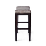 Christopher Knight Home® - Noble House - Avondale Contemporary Studded Fabric Counter Stool - Set of 2