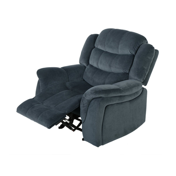 English Elm Christopher Knight Home® - Classic Glider Recliner with Luxurious PU Upholstery, Spacious Seat, Durable Frame, Ultimate Comfort Steel Gray 57412.00FSTL