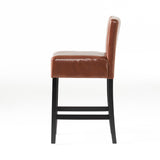 Christopher Knight Home® - Noble House - Lopez Leather Counterstools - Set of 2