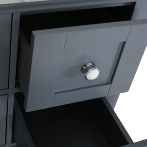 English Elm Christopher Knight Home® - 48'' Handcrafted Gray Bathroom Vanity Cabinet With Soft-Close Drawers And Stylish Storage Solutions 65590.00GRY