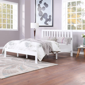 Christopher Knight Home® - Noble House - Norgate Modern Farmhouse Acacia Wood Queen Bed Platform