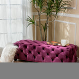 Christopher Knight Home® - Noble House - Piper Modern Glam Tufted Velvet Ottoman Bench