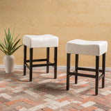 Christopher Knight Home® Set of 2 Lopez Beige Fabric Counter Stools