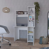 English Elm Computer Desk Dumas, Office, White