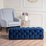 Christopher Knight Home® - Noble House - Piper Modern Glam Tufted Velvet Ottoman Bench