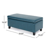 Christopher Knight Home® - Noble House - Breanna Contemporary Upholstered Storage Ottoman