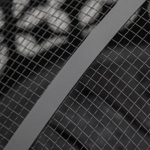 English Elm 30" 3-in-1 Outdoor Fire Pit Dining Table with Ceramic Top, Ice Bucket, Storage Shelf & Spark Screen W2225142618