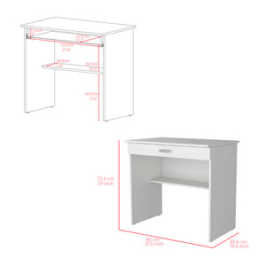 English Elm Desk Eden, Office, White