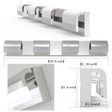 Modern 4-Light LED Bathroom Vanity Lights for Over Mirror Wall Lighting