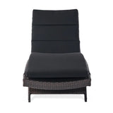 Christopher Knight Home® - Noble House - Salem Lounge Skin-Black_Sul