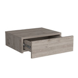 English Elm Nightstand Isola, Bedroom, Light Gray