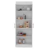 English Elm Pantry Cabinet Clinton, Kitchen, White