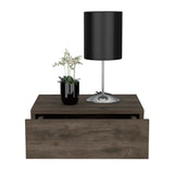 English Elm Nightstand Isola, Bedroom, Dark Brown