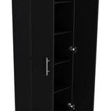 English Elm Pantry Cabinet Clinton, Kitchen, Black