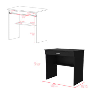 English Elm Desk Eden, Office, Black