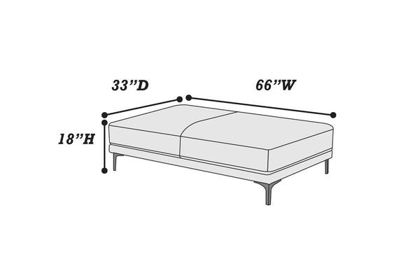 English Elm OTTOMAN Antique Gray Faux Leather 66"x33" x18" Breathable Leatherette Wood Frame Large Accent Bench B089127402