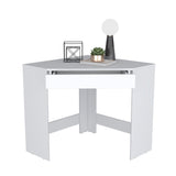 English Elm Corner Desk Granger, Office, White