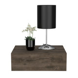 English Elm Nightstand Isola, Bedroom, Dark Brown