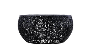 English Elm T3502-32 Round Aluminum Coffee Table with Sleek Cast Frame Modern Contemporary Accent Centerpiece Black G150108428