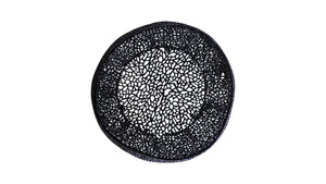 English Elm T3502-32 Modern Round Aluminum Coffee Table – Sleek Cast Frame, Durable Craftsmanship for Stylish Living Room Decor Black B009140728