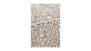 English Elm T3601-50 Oval Coffee Table — Sleek Cast Aluminum Frame, Modern Contemporary Centerpiece for Stylish Living Rooms Silver G150108426