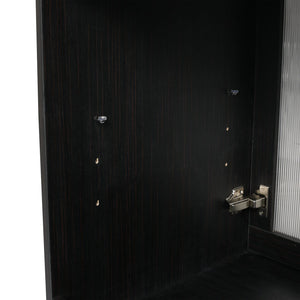 English Elm 28 Inch Freestanding Vanity Plywood with Ceramic Sink, Acrylic Doors, Soft-Close Hinges, Metal Handles W999139423