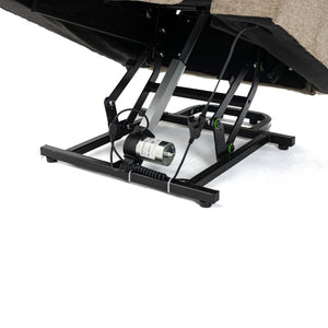 English Elm Infinite Position Power Lift Recliner with Massage Heat Usb and Cup Holders for Elderly W1803S00029