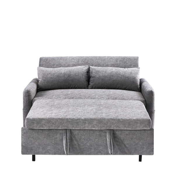 English Elm Sku Convertible Sleeper Sofa with Storage Drawer Ottoman Usb Ports Studio Ready N719P185195E