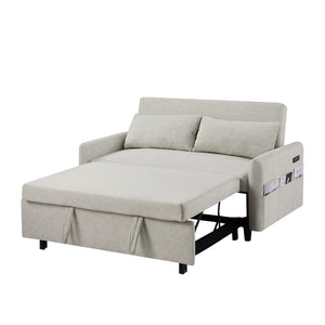 English Elm Sku Convertible Sleeper Sofa with Storage Drawer Ottoman Usb Ports Studio Ready N719P185195A