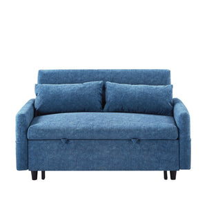 English Elm Sku Convertible Sleeper Sofa with Storage Drawer Ottoman Usb Ports Studio Ready N719P185195C