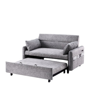 English Elm Sku Convertible Sleeper Sofa with Storage Drawer Ottoman Usb Ports Studio Ready N719P185195E