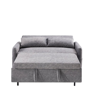 English Elm Sku Convertible Sleeper Sofa with Storage Drawer Ottoman Usb Ports Studio Ready N719P185195E
