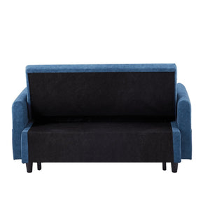 English Elm Sku Convertible Sleeper Sofa with Storage Drawer Ottoman Usb Ports Studio Ready N719P185195C