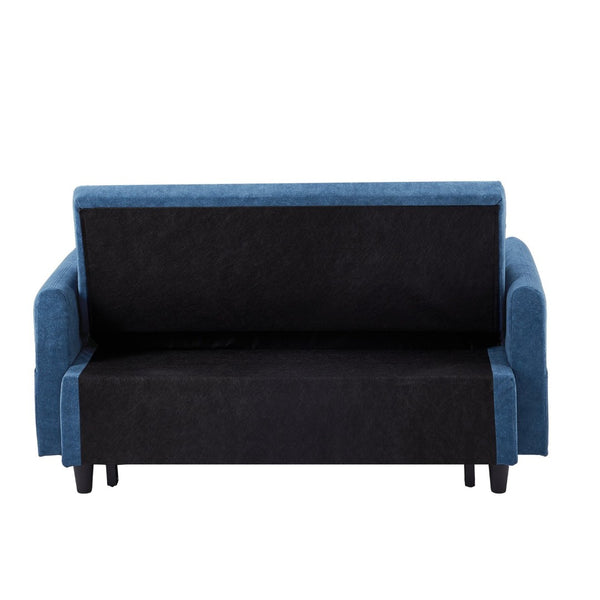 English Elm Sku Convertible Sleeper Sofa with Storage Drawer Ottoman Usb Ports Studio Ready N719P185195C
