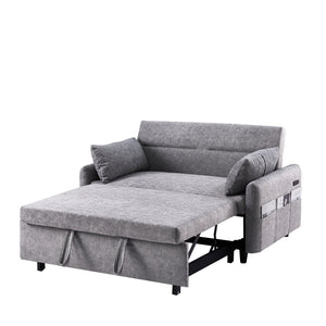 English Elm Sku Convertible Sleeper Sofa with Storage Drawer Ottoman Usb Ports Studio Ready N719P185195E