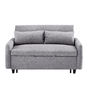 English Elm Sku Convertible Sleeper Sofa with Storage Drawer Ottoman Usb Ports Studio Ready N719P185195E