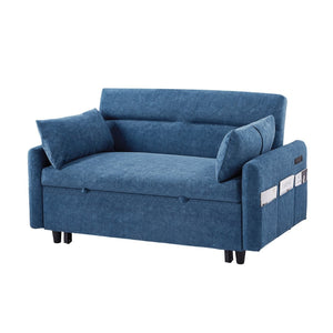 English Elm Sku Convertible Sleeper Sofa with Storage Drawer Ottoman Usb Ports Studio Ready N719P185195C