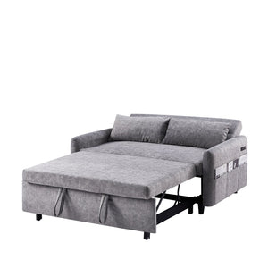 English Elm Sku Convertible Sleeper Sofa with Storage Drawer Ottoman Usb Ports Studio Ready N719P185195E