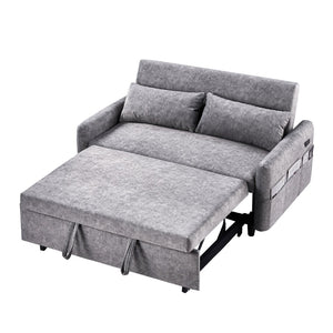 English Elm Sku Convertible Sleeper Sofa with Storage Drawer Ottoman Usb Ports Studio Ready N719P185195E