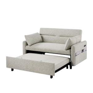 English Elm Sku Convertible Sleeper Sofa with Storage Drawer Ottoman Usb Ports Studio Ready N719P185195A