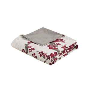 English Elm Duvet Natori Cherry Blossom King Mini Set — 100% Cotton Sateen & Percale, Diamond Print, OEKO‑TEX B03599555