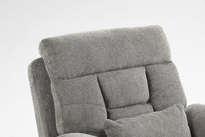 English Elm Old Age Velvet Power Lift Recliner with Dual Motors Massage Heating Flat Recline W547S00044